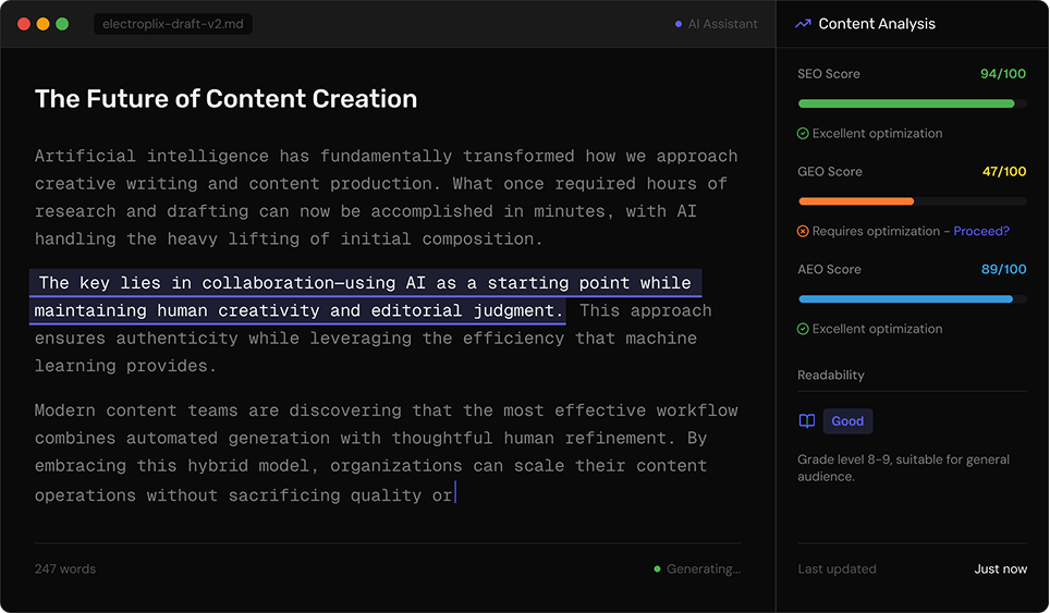 Build faster with AI